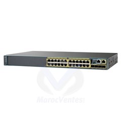 Catalyst 2960-X 24 GigE PoE 370W, 2 x 10G SFP+ LAN Base Reconditionné