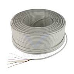 Cable D'alarme Certifier 6 x 0,22 mm2 Couleur Blanc Bobine 100/500
