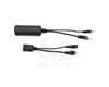Paire SPLITTER PoE Actif DC-24V DC+2RJ45 in/DC+2RJ45 out: RJ45+Alim