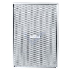 Enceinte 75W Blanche Haut-Parleur 2 Voies Intérieur-Extérieur Plafond Surface ou Fixation murale LB20-PC30-5L
