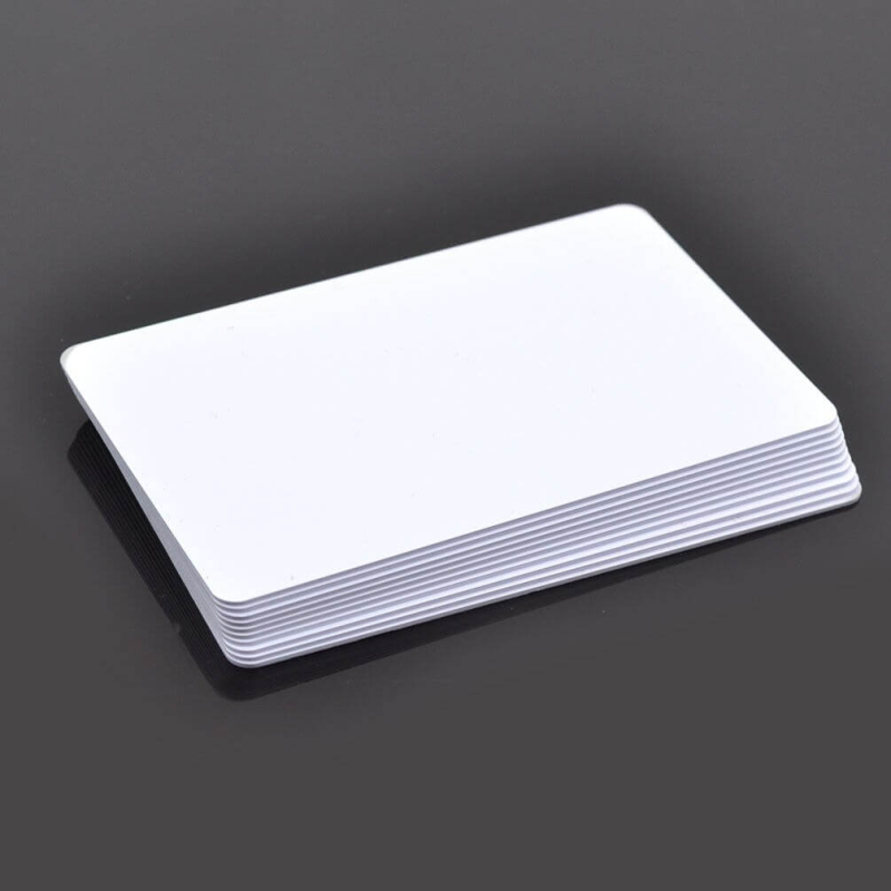 Carte Blanche PVC Blanche 0.76mm pour Imprimante de badge Couleur HiTi CS200e Carte Blanche PVC 0.76mm