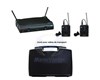 KIT DOUBLE MICRO CRAVATE SANS FIL UHF LWM-5537