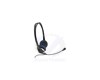 Casque-Micro Stéréo Ajustable Jack 3.5 mm noir 059804