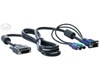 Câble 1x4 pour console KVM 6 pieds PS2 AF612A