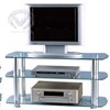 TABLE TV AVS-E105,VERRE METAL,42'' ,TRANSPARENTE
