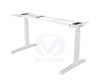 Bureau Réglable en Hauteur Levado™ (Structure) Blanc F9708601