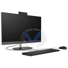HP AiO ProOne 240 G10 Intel Core  i3-N300 ( up to 3,80 GHz, 6MB cache, 8 cores) - 8GB DDR4-3200 MHz , PCIe® NVMe™ 256 Go, Intel® UHD Graphics, Realtek RTL8852BE Wi-Fi 6 (2x2) et Bluetooth® 5.3, USB Type-C®, 2x USB Type A 5 Gbit/s, 2x USB 2.0 Type A, HDMI 