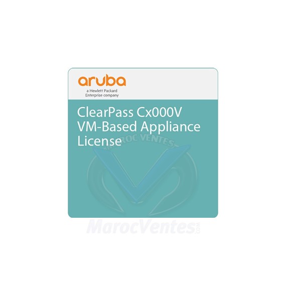 Aruba ClearPass Cx000V VM-Based Appliance E-LTU JZ399AAE