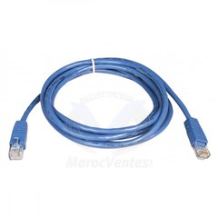 Cordon de brassage rond en PVC Cat6 UTP 50 cm
